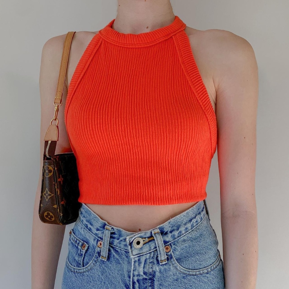 Urban Outfitters — BNWT Dianna Seamless Racerback Bra Top in Tomato ✨